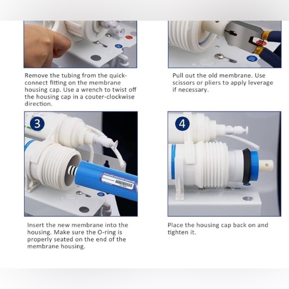 Reverse Osmosis Element 3-Pack - Blue - New & Sealed - pictures for verification - Picture 7 of 11